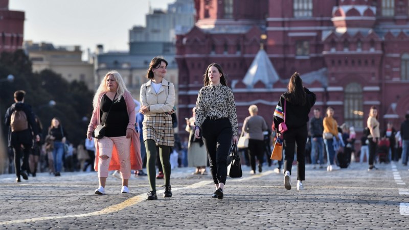 Жители Москвы летом