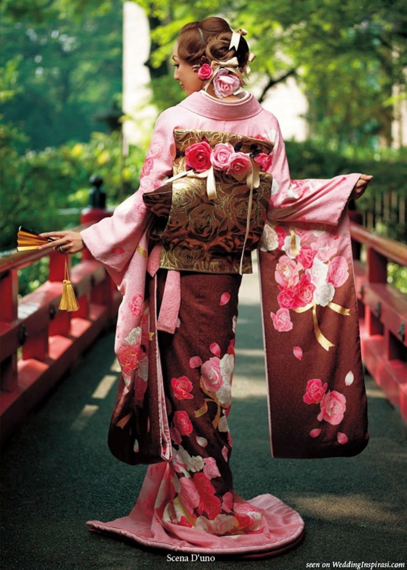 Furisode кимоно