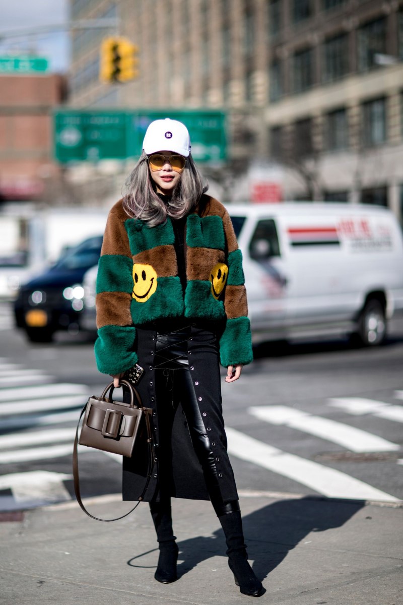 Street Style New York осень 2022