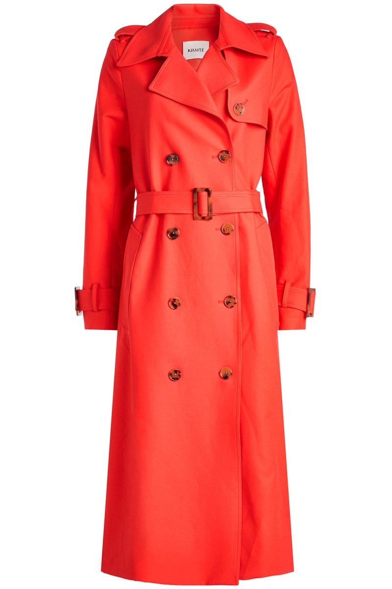 Красный тренч Burberry