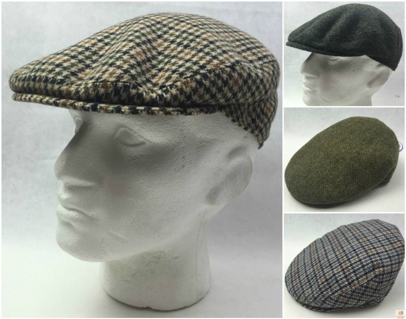 Кепка Harris Tweed Sam Greywool