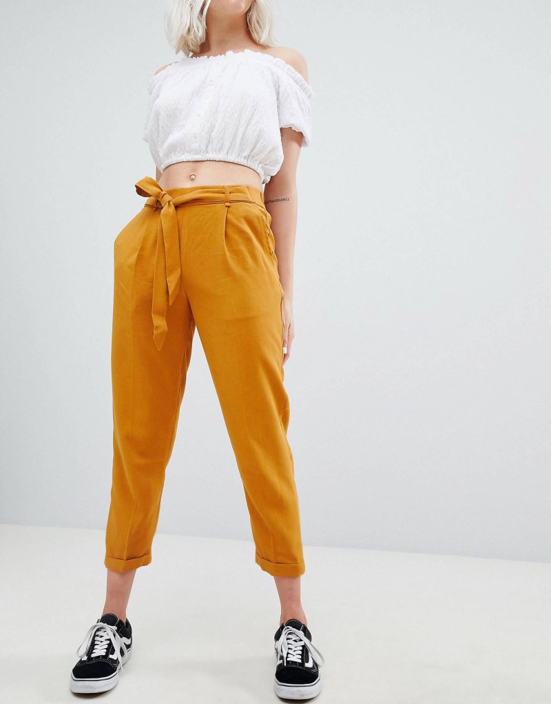 Джинсы кюлоты Pull Bear