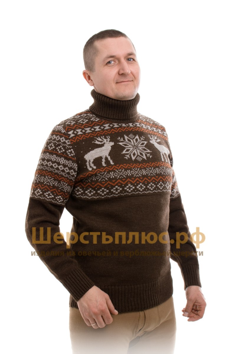 Джемпер из верблюжьей шерсти мужской