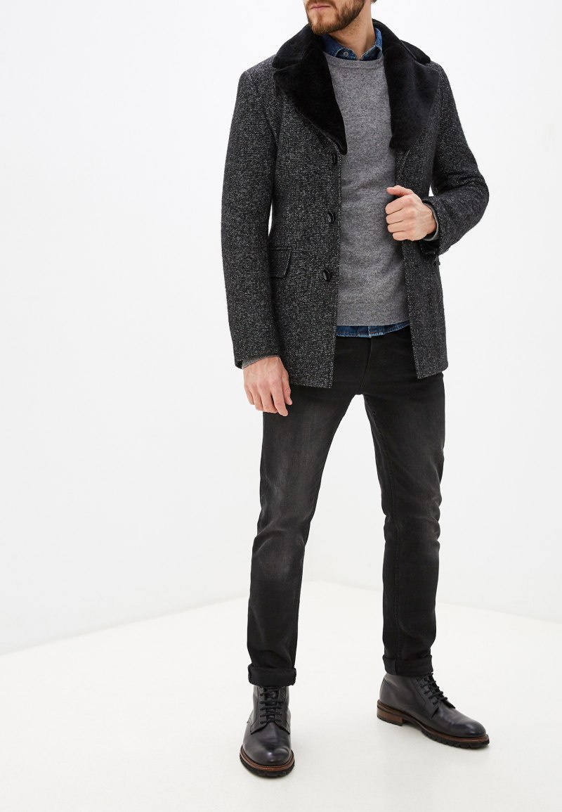 1 Из 4 похожие пальто мужское Berkytt 326/1в k863 Slim-f