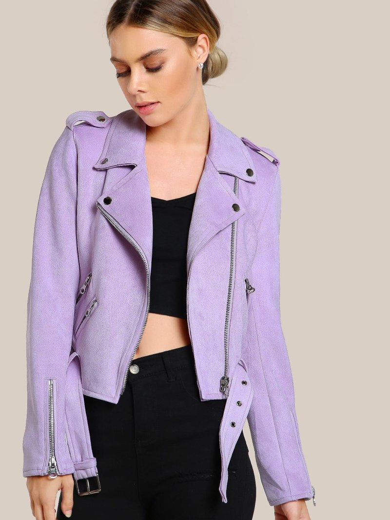 Лавандовая косуха Zara