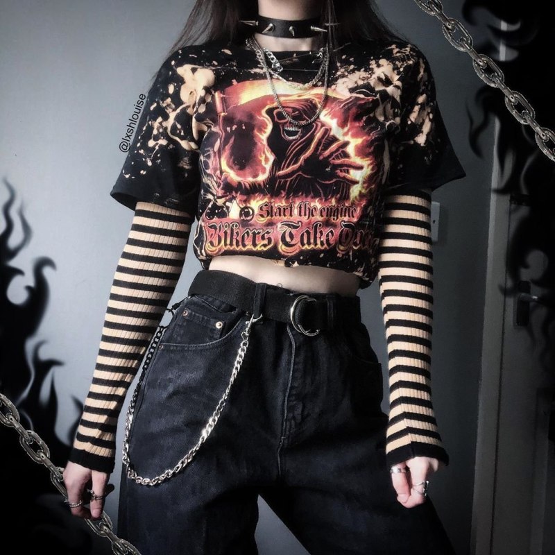 Goth outfit Грандж 2020