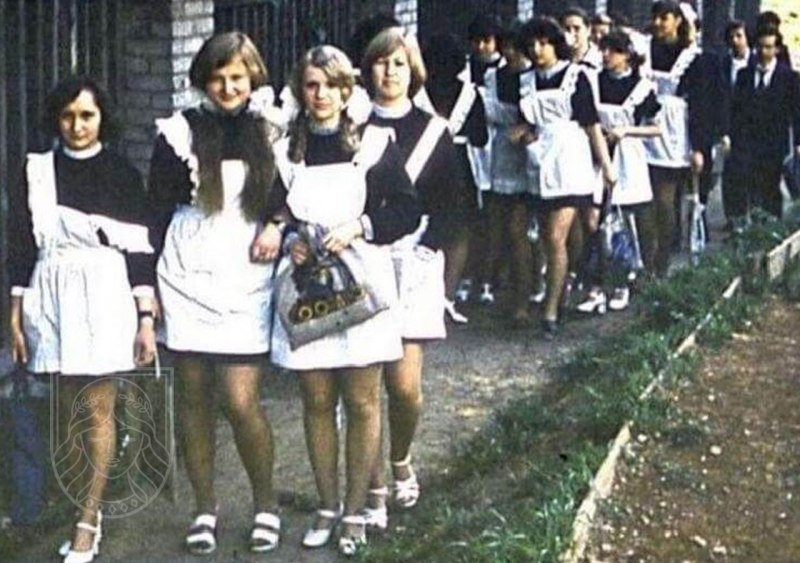 Школьницы СССР 70х
