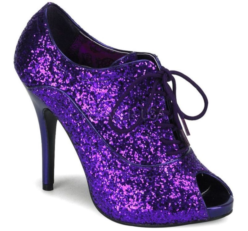 Туфли glitter Purple