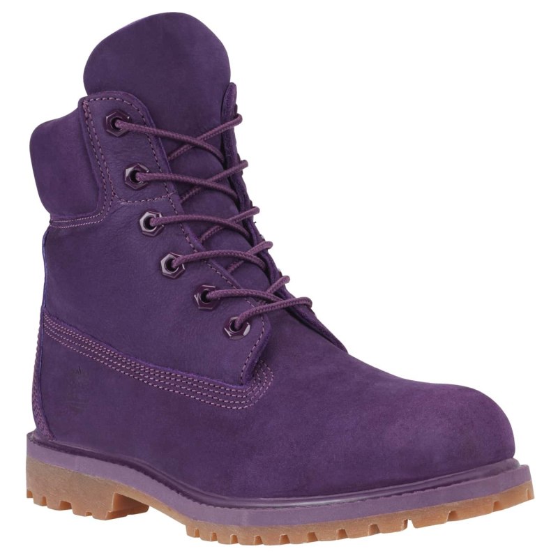 Timberland ботинки женские фиолетовые