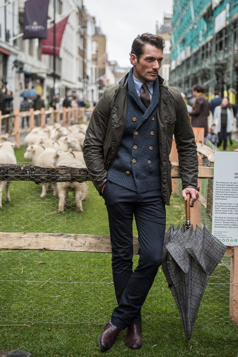 David Gandy пальто