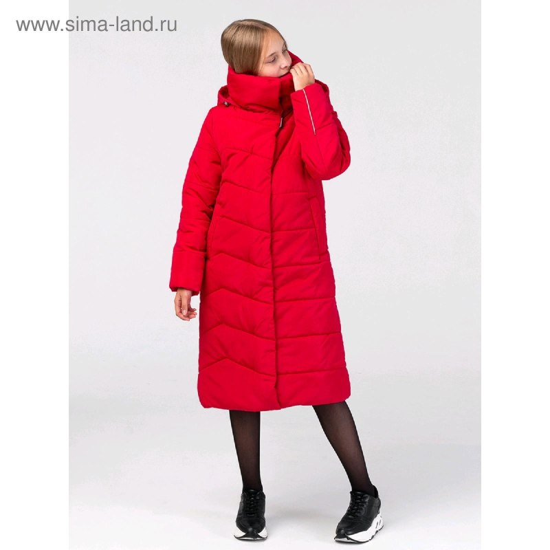 Малиновое пальто