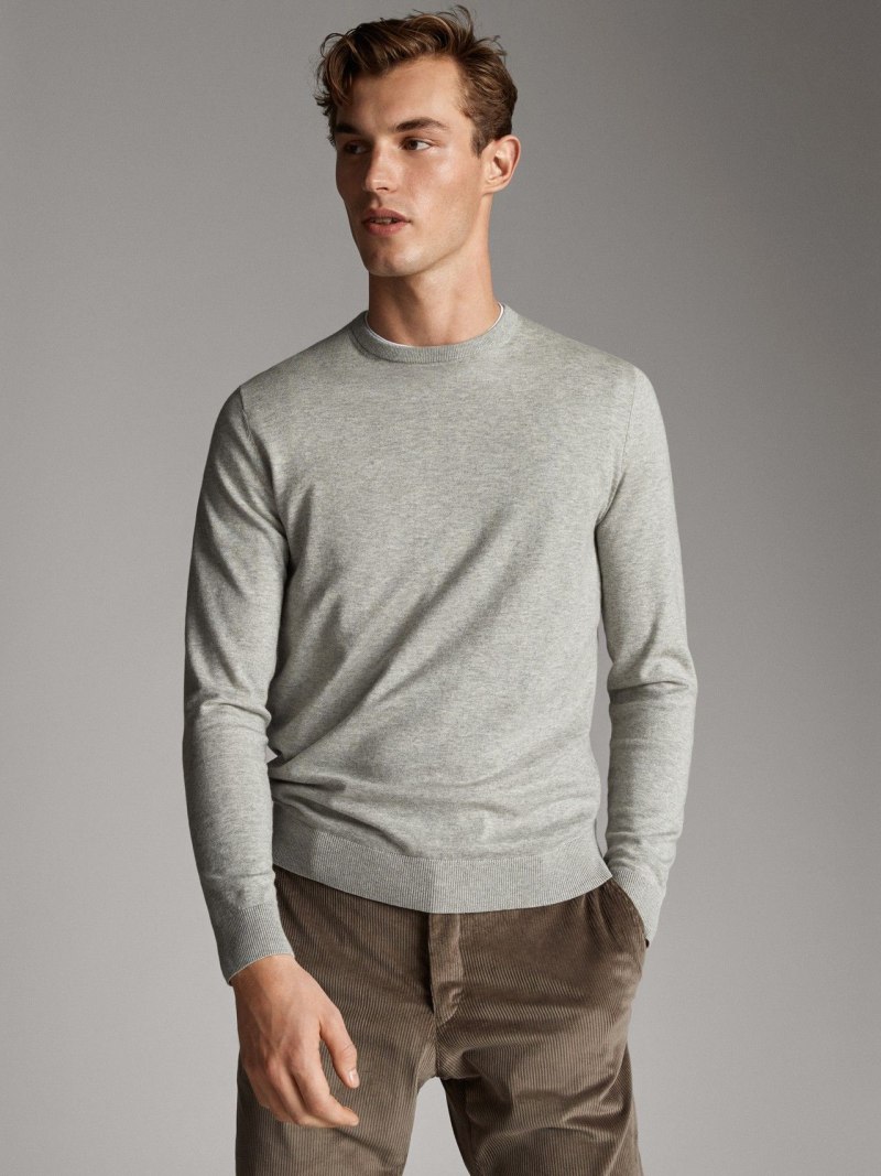 Massimo Dutti джемпер серый