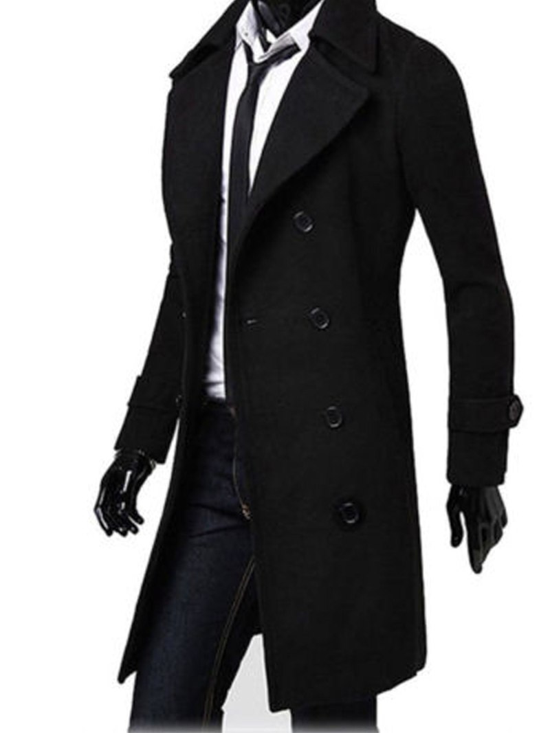 Trench Coat мужской черный