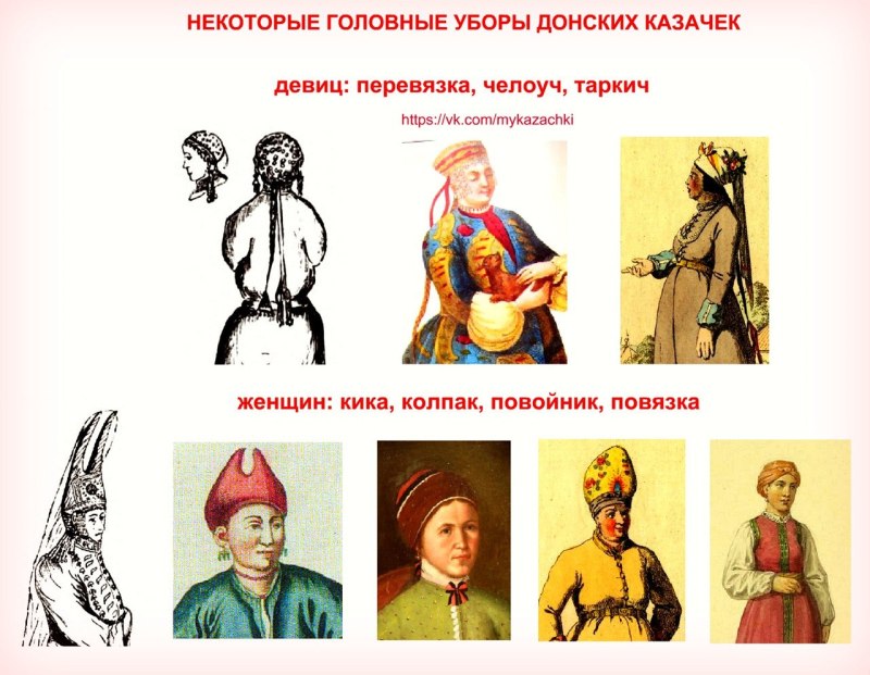 Повойник головной убор казачки