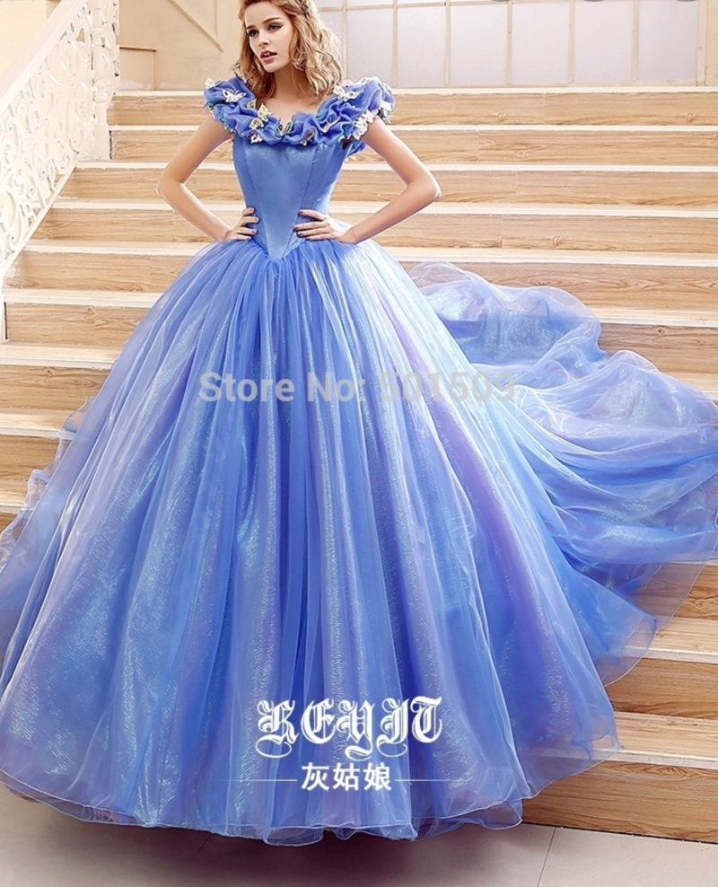 Платье Cinderella голубое