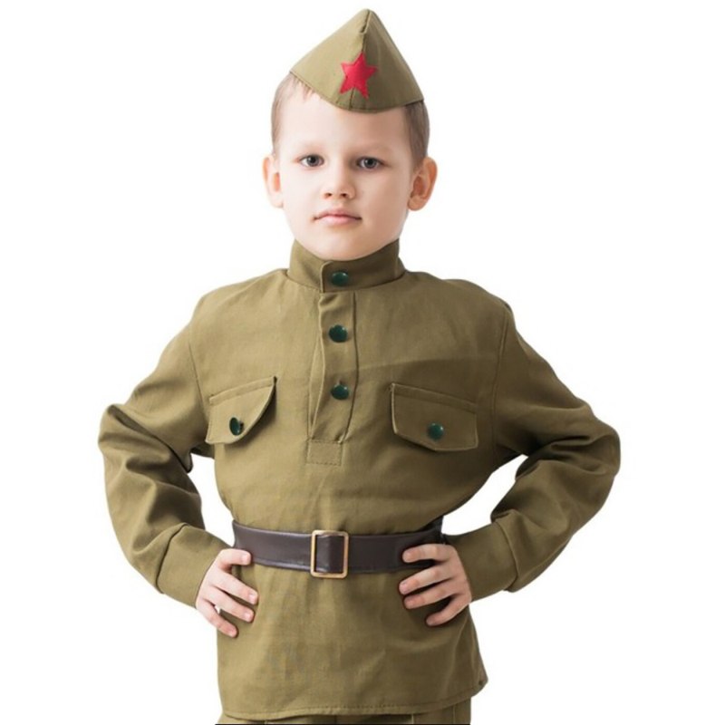Дети в военной форме