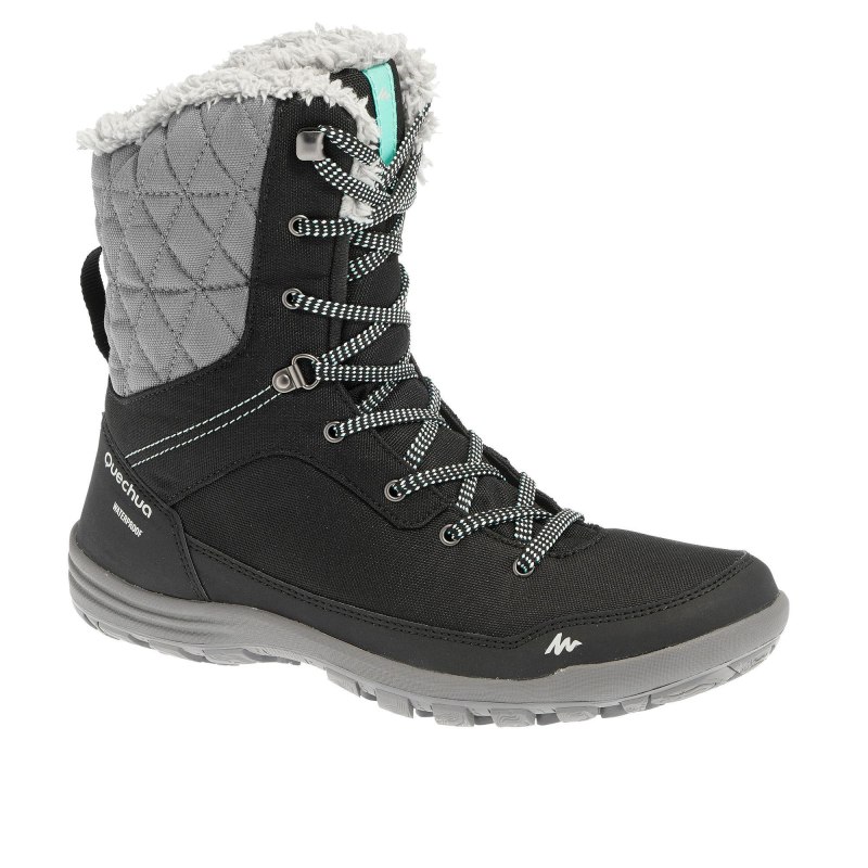 Сапоги зимние теплые водонепроницаемые походные женские sh100 warm Mid Quechua