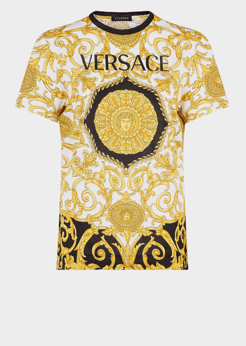 Versace Gold logo t-Shirt