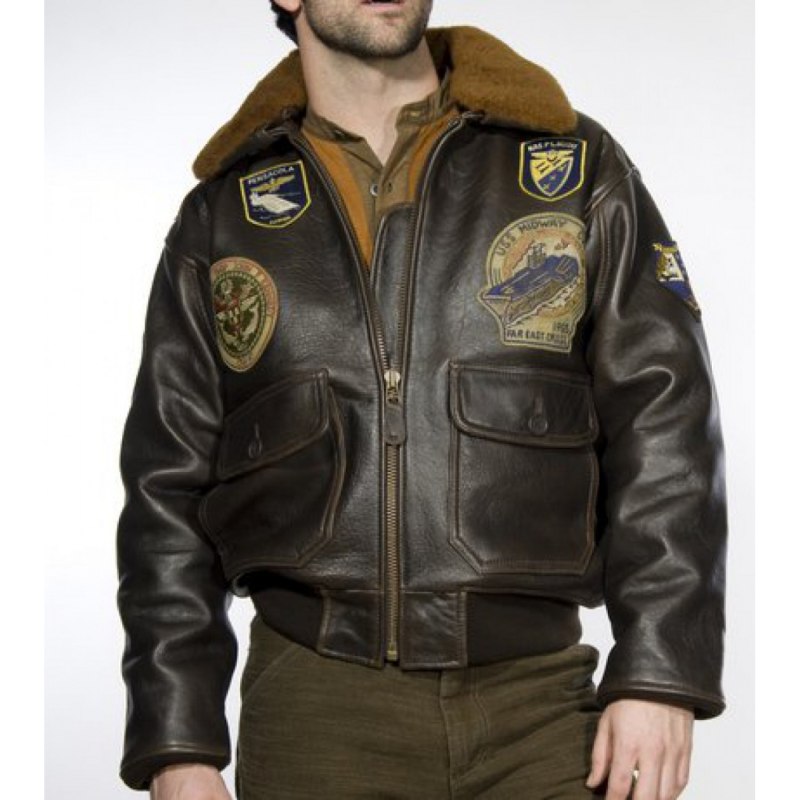 Куртка кожаная Schott g1 Top Gun Ant
