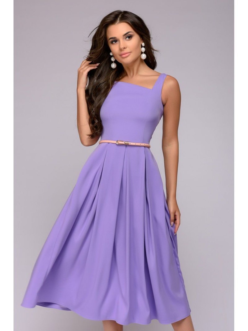 Платье расклешенное 1001dress Лавандовое