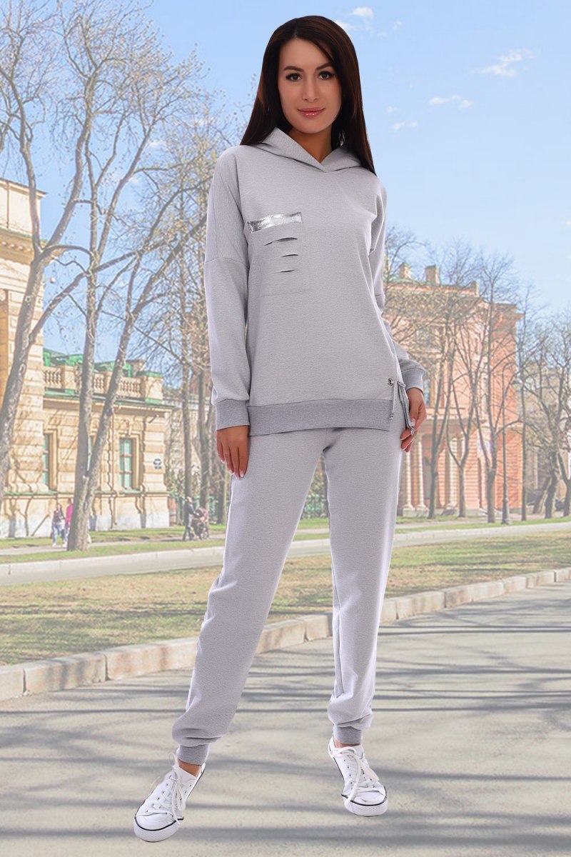 Костюм из футера женский
