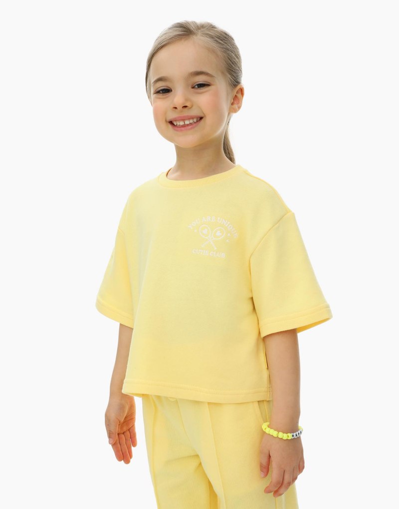 Желтая футболка Oversize