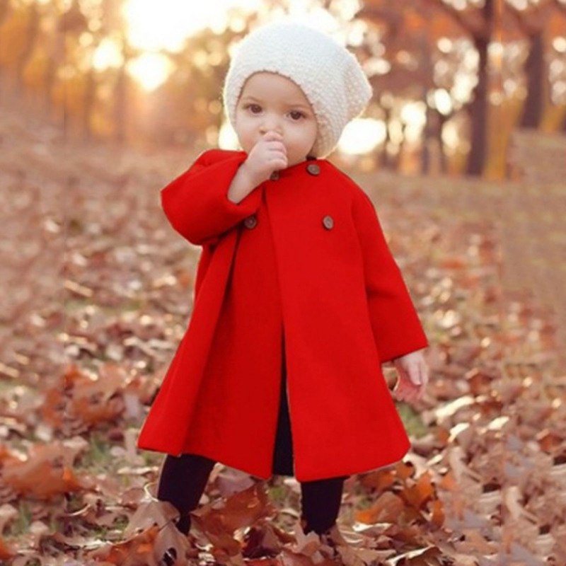Модное детское пальто