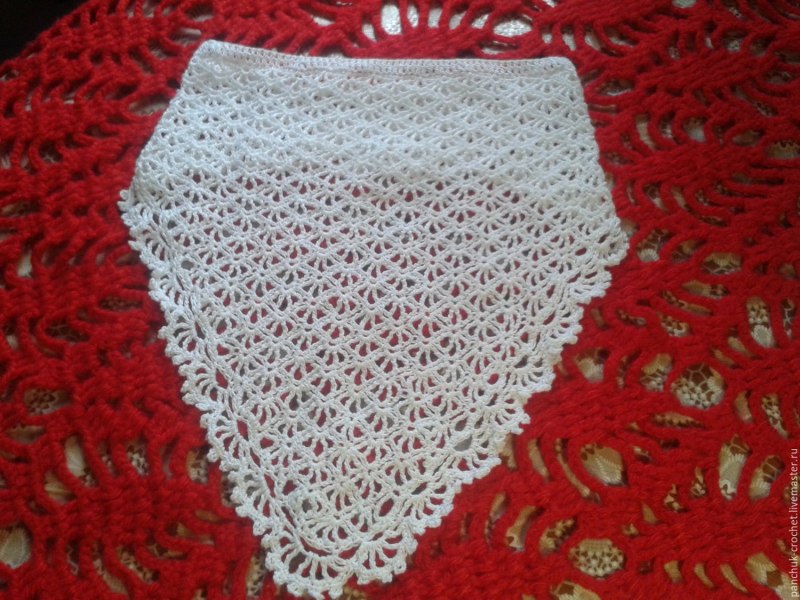 Косынка из Пехорки кружевная