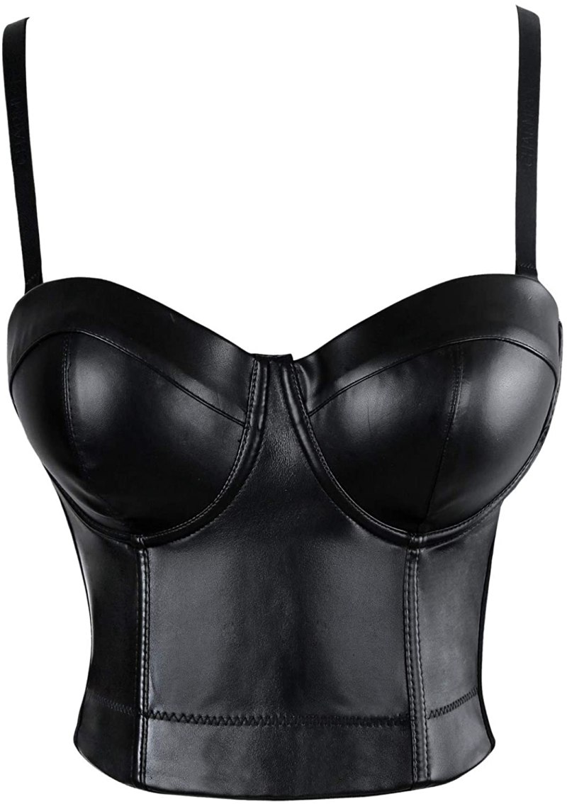 Leather Bra