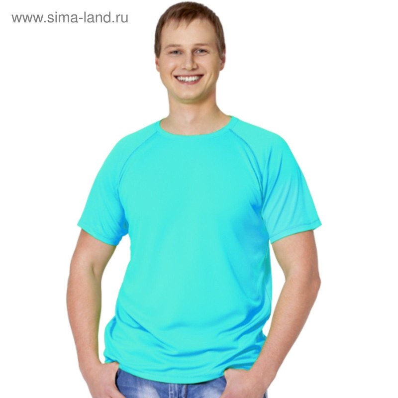 Майка бирюзовая мужская