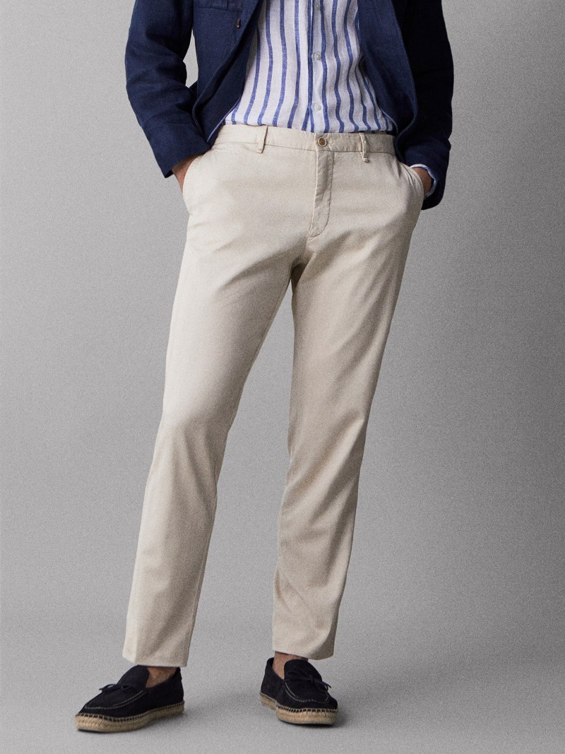 Брюки massimo Dutti модель Классик чинос