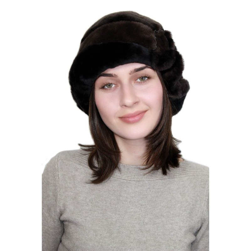 Норковая шляпка женская