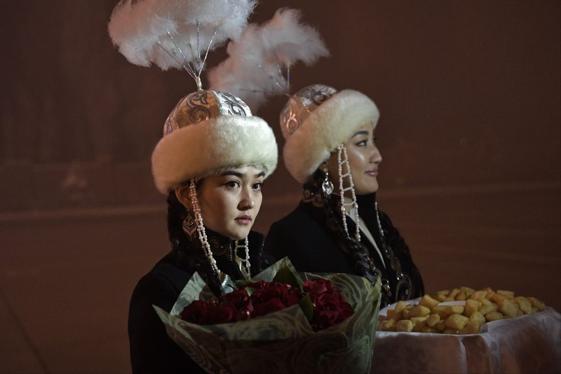 Киргизский национальный убор головной тюбетейка