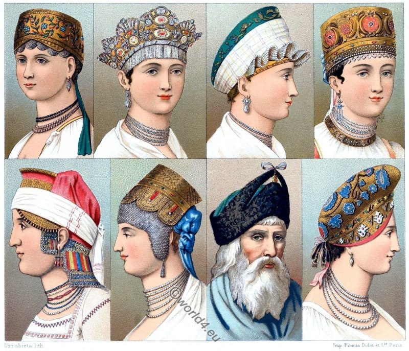Кокошник головной убор древней Руси