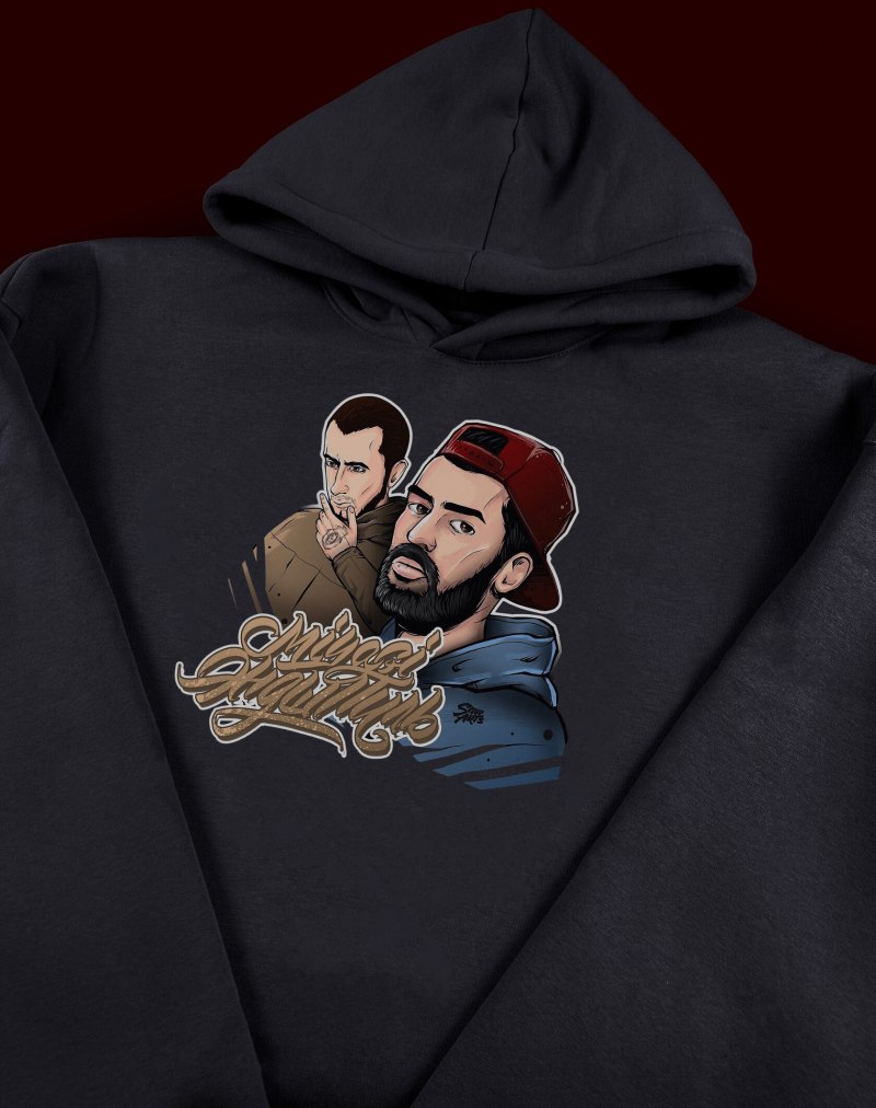Кастом мияги толстовка
