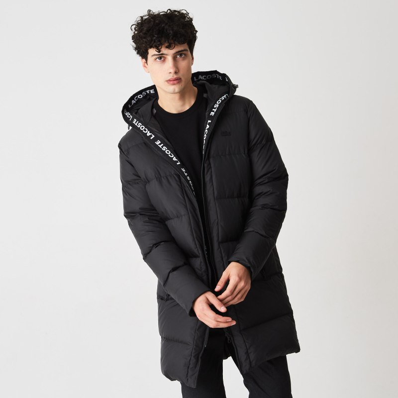 Утепленные куртки Lacoste