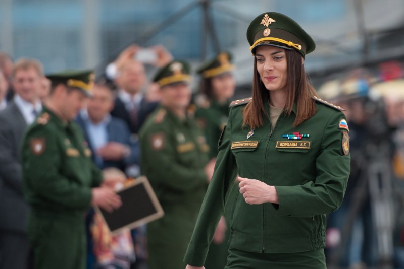 Елена Исинбаева майор
