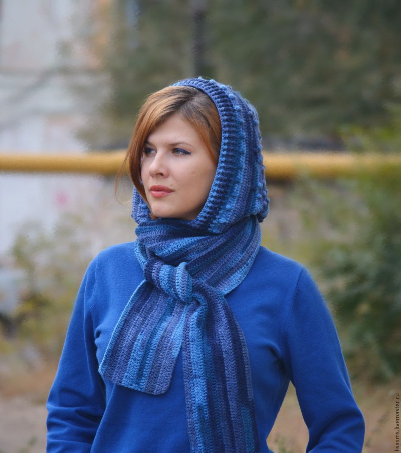 Шарф капюшон