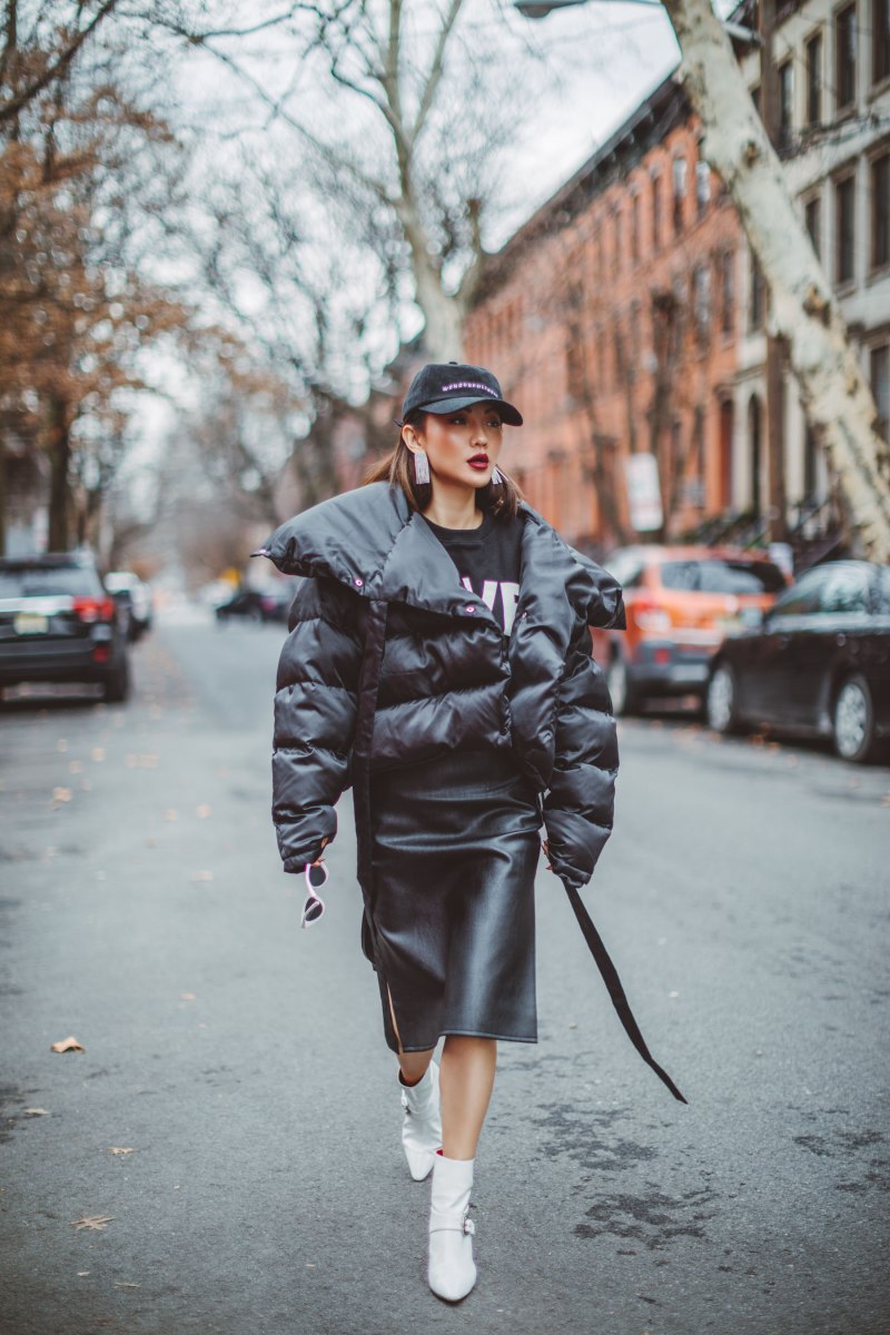 Пуховик оверсайз Street Style