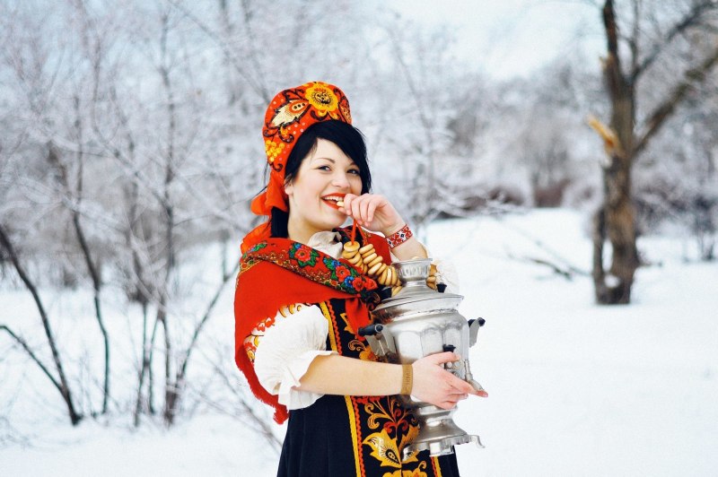Фотосессия в русском стиле