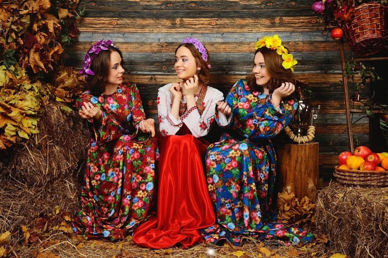Свадьба в русском стиле