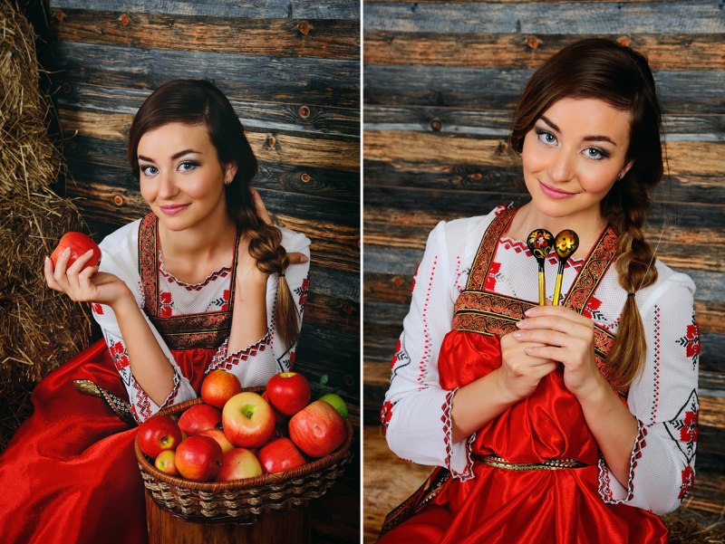 Фотосессия в народном стиле