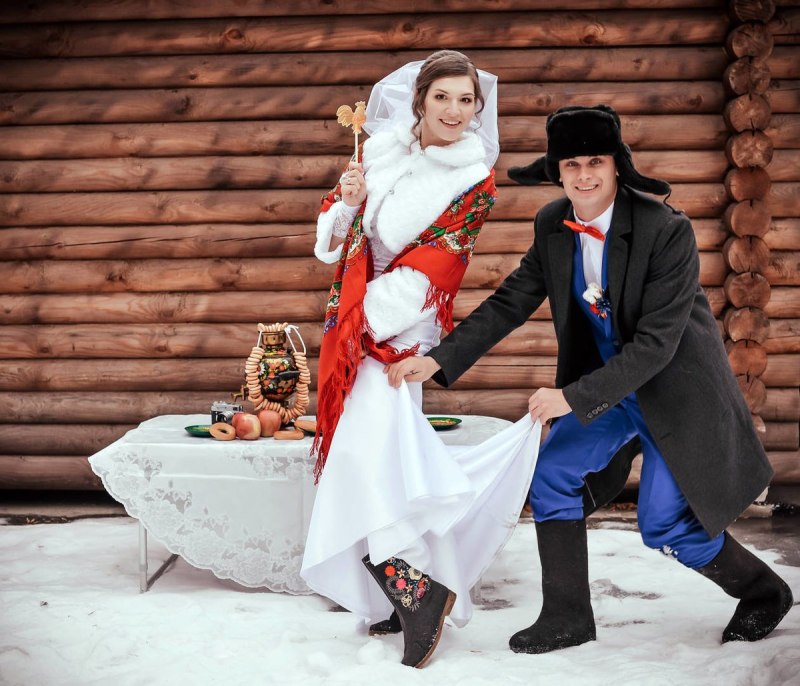 Свадьба в русском народном стиле