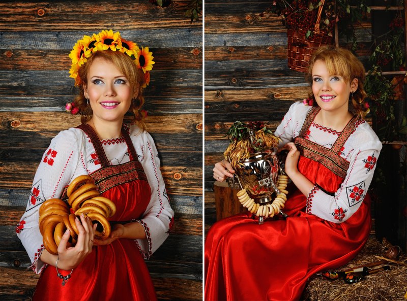 Фотосессия в русском народном стиле