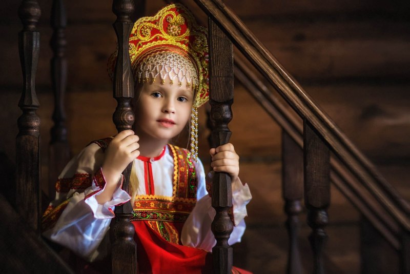 Детская фотосессия в студии с костюмами