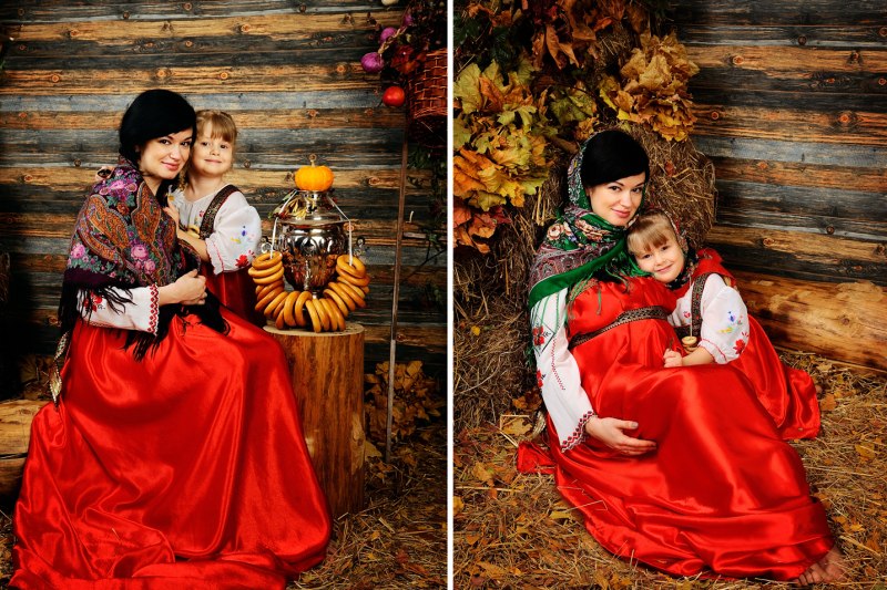 Фотосессия в русском стиле