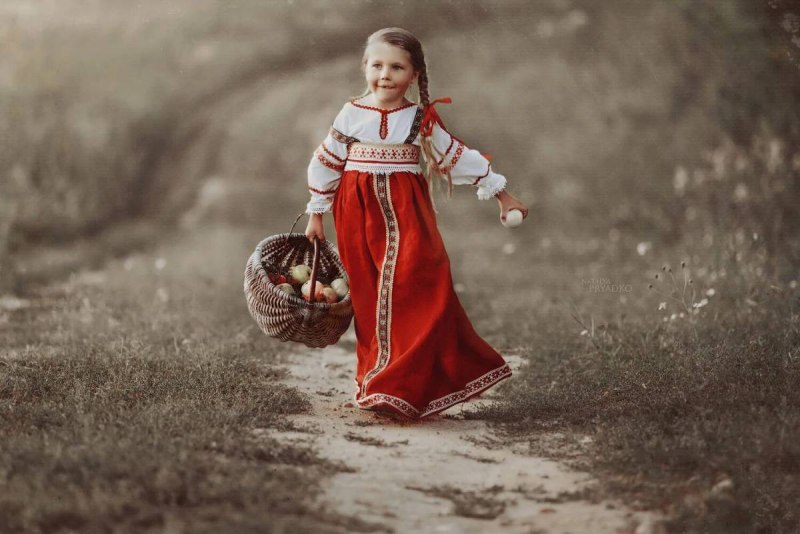 Фотосессия в русском народном стиле