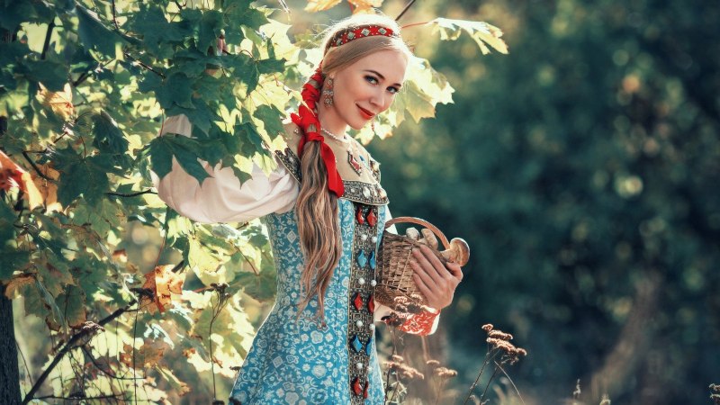 Образ русской красавицы