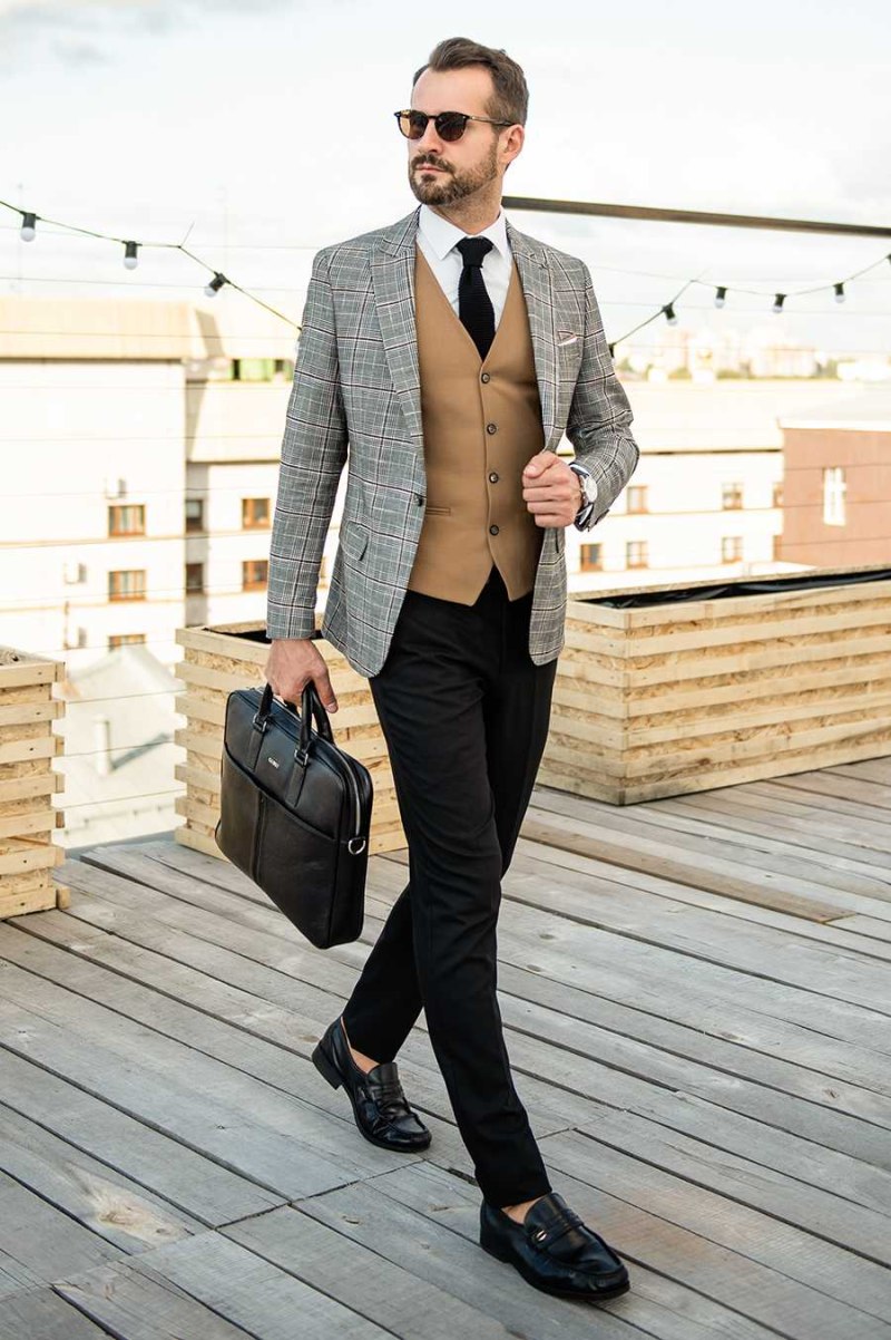 Костюм тройка мужской Hugo Boss