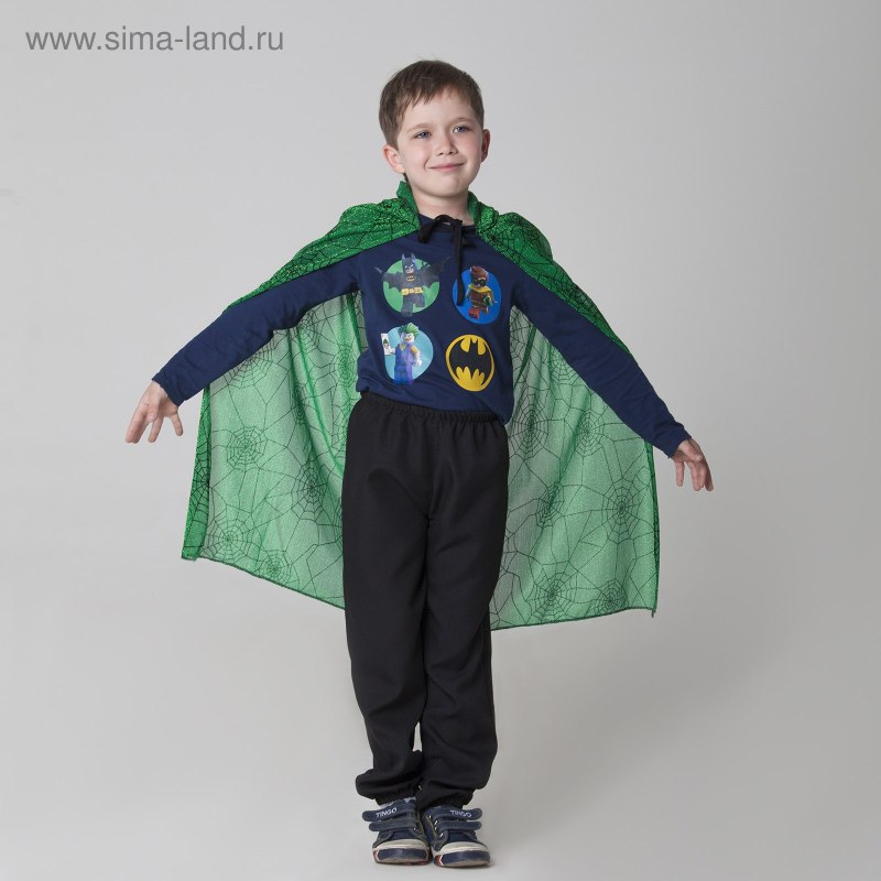 Зеленая накидка детская